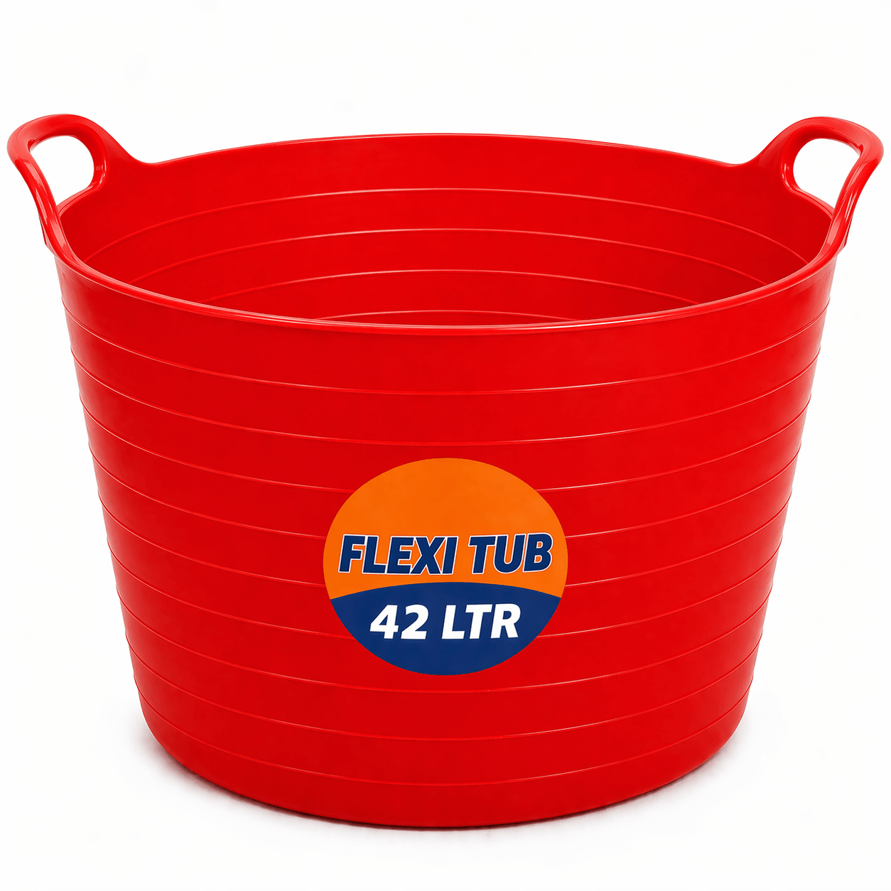 45L Heavy Duty Flexi Tub Bucket Large Garden Storage Carry Tub Multi Colour