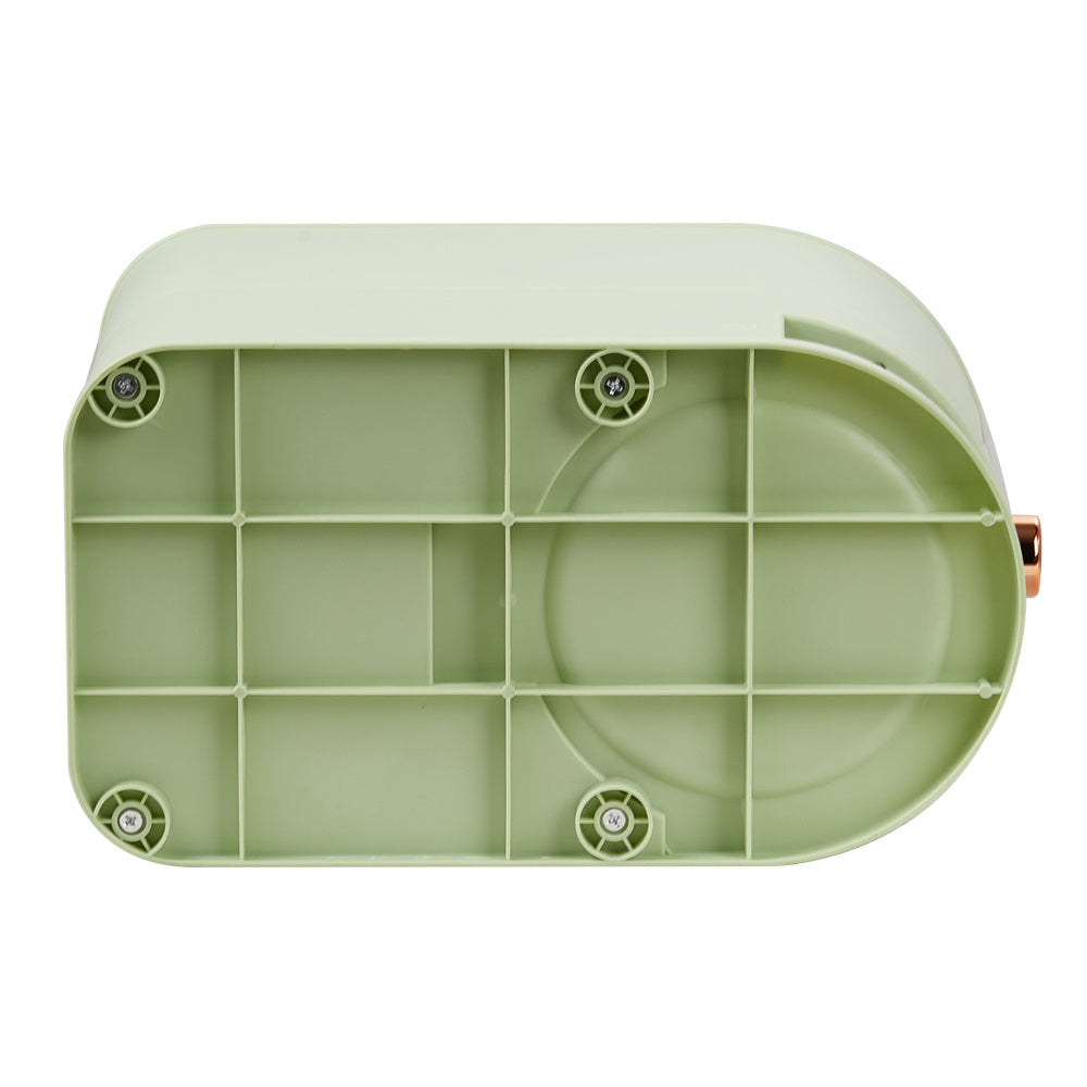 5-10KG Rice Dispenser Type Rice Holder Dispenser Rice Holder Bucket with Measuring Cup for Flour, Beans, Rice, Cereal, Pet Food, Large Countertop Grain Storage Container, Green