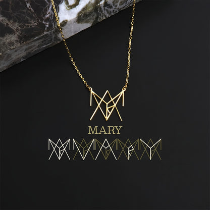 Customized] Personalized Stainless Steel Name Logo Necklace / Custom Name Logo Necklace / Unique Creative Gift / Holiday Gift / Birthday Gift / Perfect Gift for Her