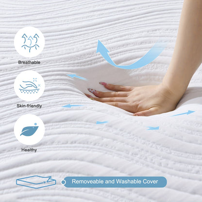 Memory Foam Mattress Single Small Double Double 15cm 18cm 20cm Depth Soft Comfortable Medium Firmness Optimal Body Support Sleep
