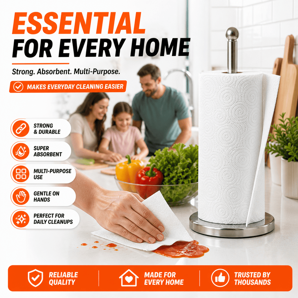 MANODU 2-Ply Kitchen Roll – Eight-Roll Pack
