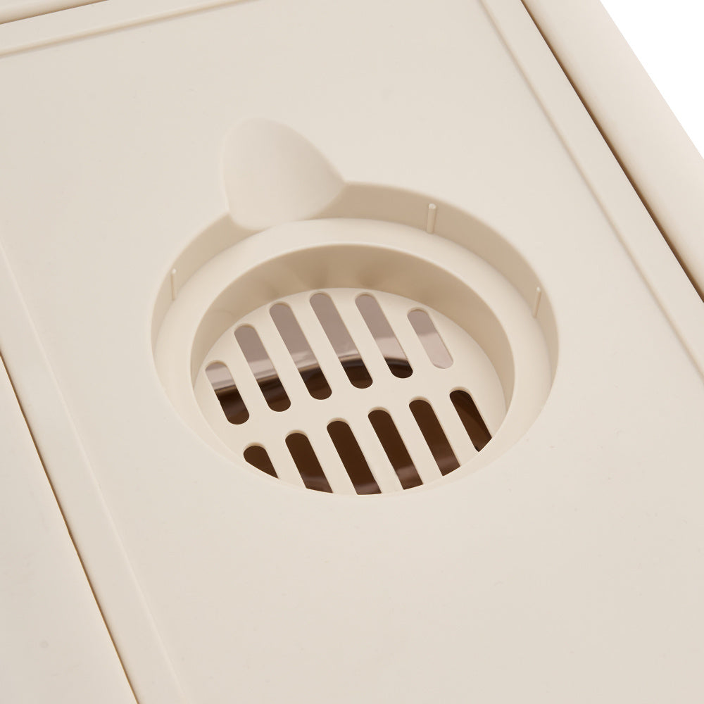 5/ 10KG Rice Dispenser, Rice Containers Storage with Measuring Cup Household Cereal Dispenser Bucket for Rice, Flour, Salt, Oat, Cereals, Cream White