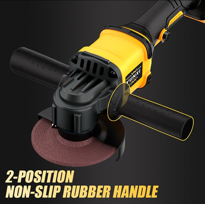 The Grinder Is Equipped with One/Two Lithium-Ion Batteries, Optional Additions Sold Separately, A Fast Charger, And A Cordless Polisher, Complete with A Full Set of Additions, Suitable For, Outdoor, And Gift Use for Men