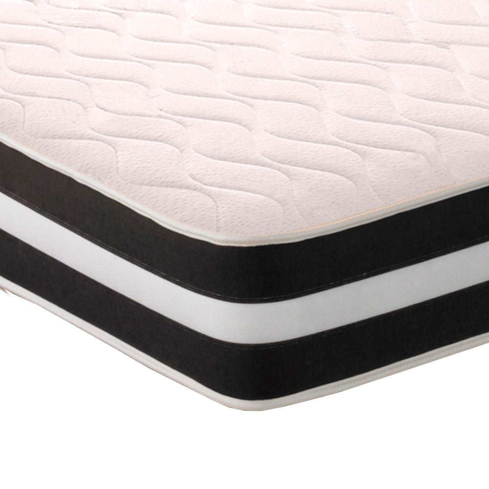 eXtreme comfort 3D Airlfow 8" Deep Micro Quilted Black and White Hybrid Mattress