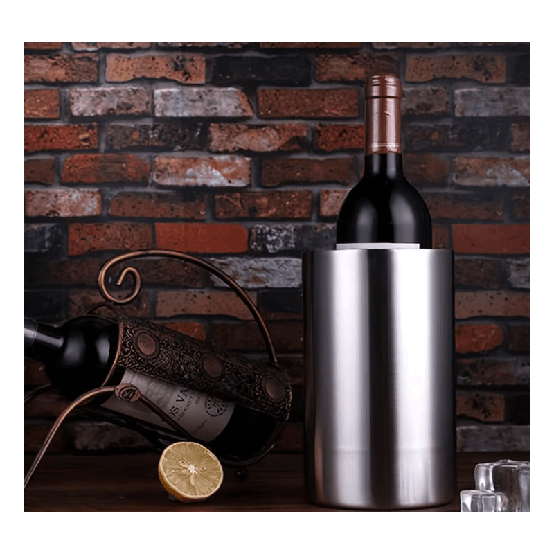 Double-Wall Ice Bucket - 1.6-Litre Brushed Steel