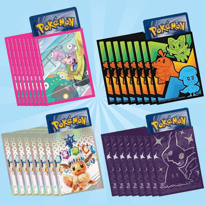 Elite Trainer Box Sleeves for Pokémon - 65pcs | Random Selection, Protection for Collectible Cards
