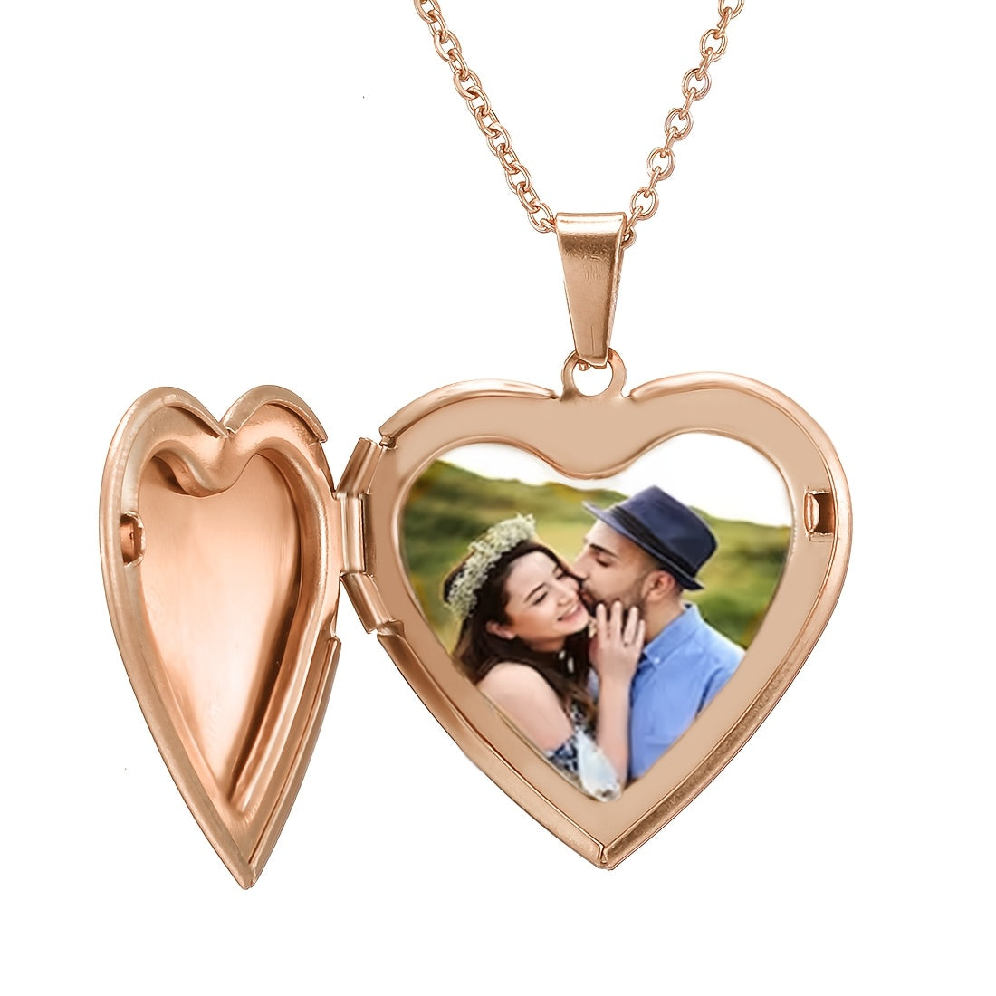 Custom Photo Heart-shaped Pendant Necklace with Personalized Image Jewelry, a Thoughtful Gift for Mothers, Wives, and Girlfriends, Suitable for Special Occasions and as a Christmas Present