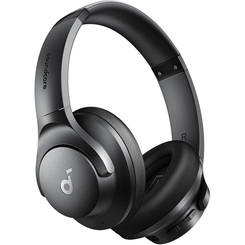 soundcore by Anker Q20i Hybrid Active Noise Cancelling Foldable Headphones, Wireless Over-Ear Bluetooth, 40H Long ANC Playtime, Hi-Res Audio, Big Bass, Customize via an App, Transparency Mode (Renewed)