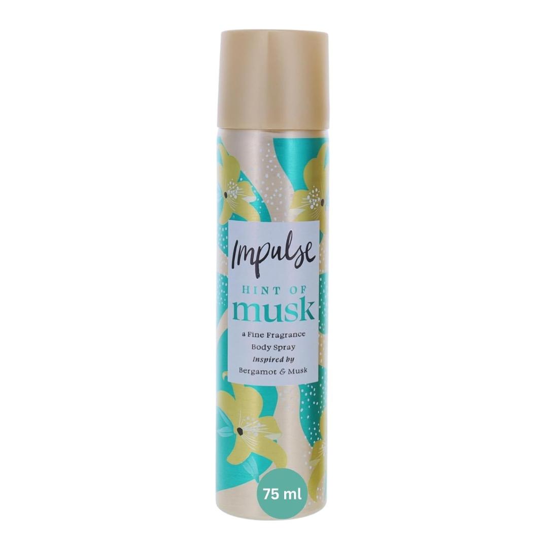 Pack of - 3 Impulse Hint of Musk Body Spray 75ml