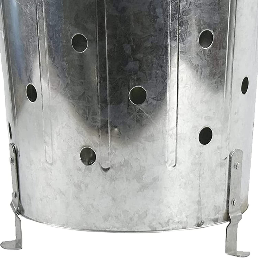 90L Galvanised Garden Incinerator with Lid