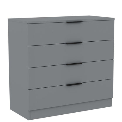 Vida Designs Trega 4 Drawer Chest of Drawers Space-Saving Storage Smooth Glide Drawers Bedroom Furniture