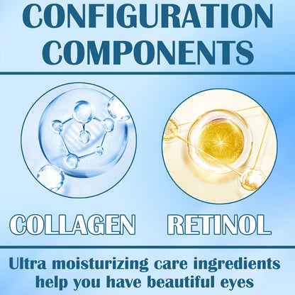 60pcs Collagen And Retinol Hydrogel Eye Mask, Powerfully Moisturize, Deeply Hydrate, Firm And Tender Eye Skin, Make Eye Skin Lines Disappear, Eye Skin Care, Eye Mask, Eye Facial Mask