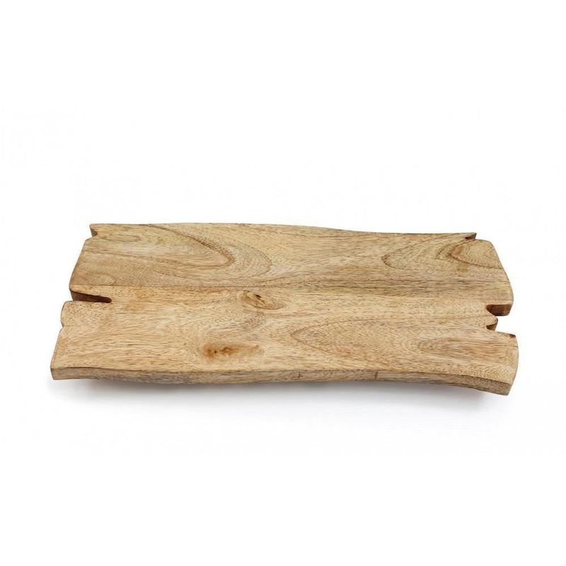 Stylish Wooden Serving Board for Kitchen Knife, 37x16cm - Chopping Knives Cheese Sturdy