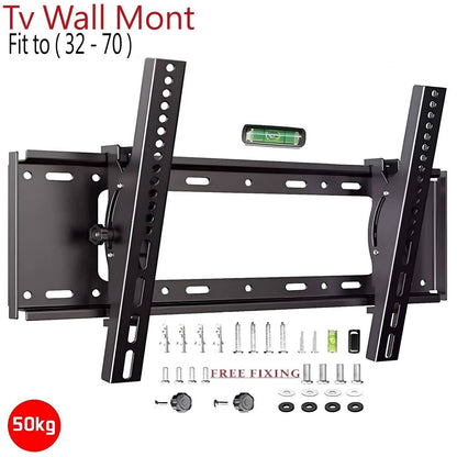 TV Wall Bracket Mount Tilt Full Motion for 32 40 42 50 55 58 60 65 70" Inch Tvs