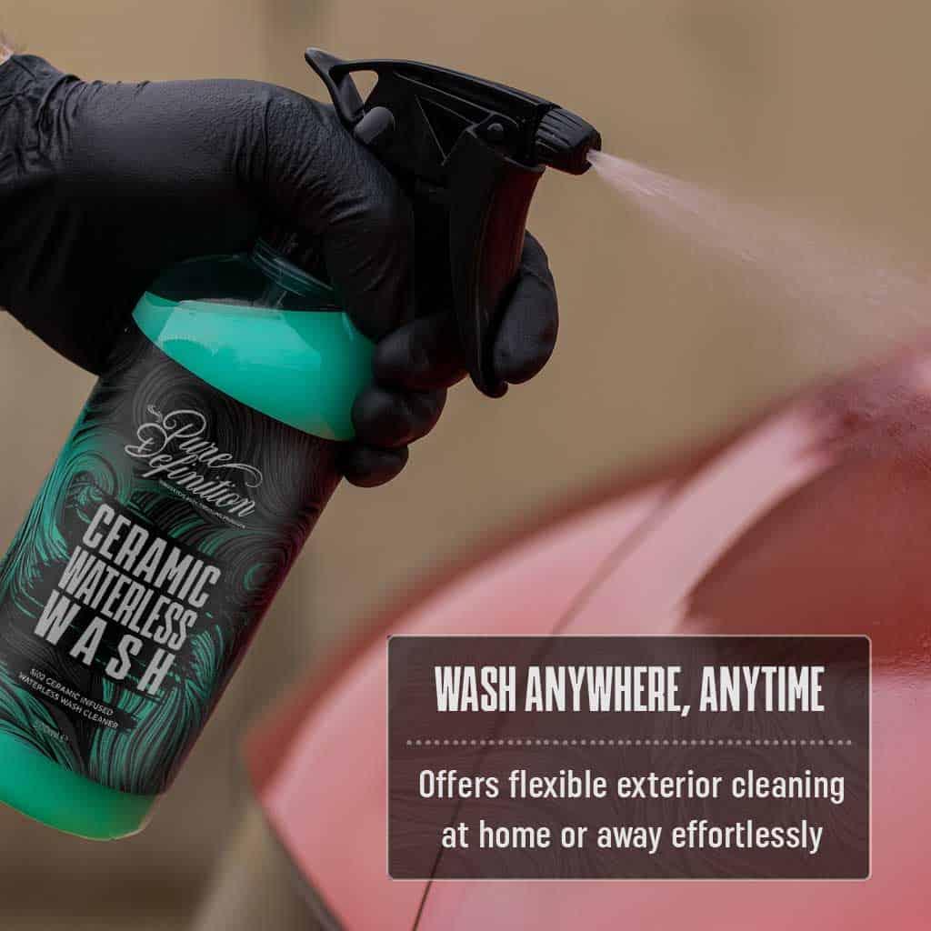 Ceramic Wash Waterless - Wash & Si02 Ceramic Gloss Shine Showroom Cleaner - Waterless Car Cleaning kit