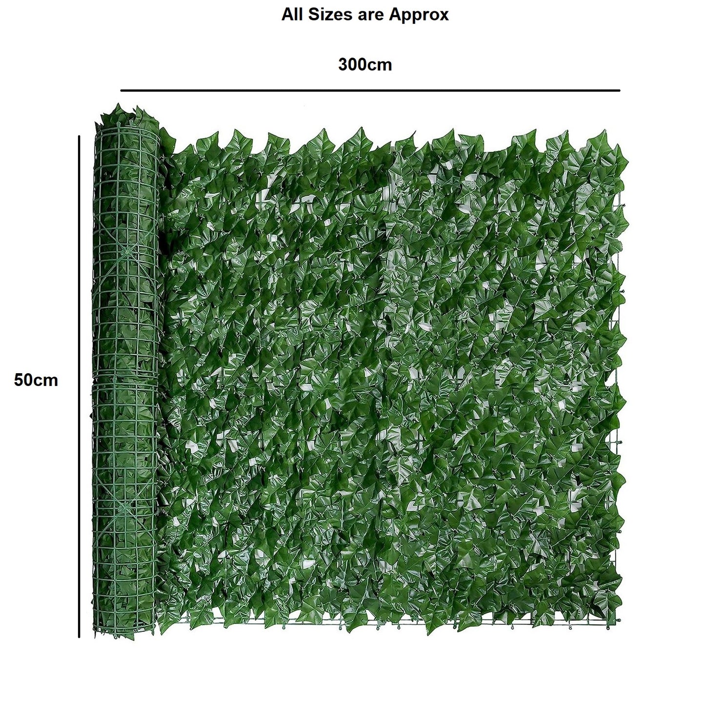 3M Artificial Hedge Ivy Leaf Garden Fence Wall Privacy Balcony Screening Trellis