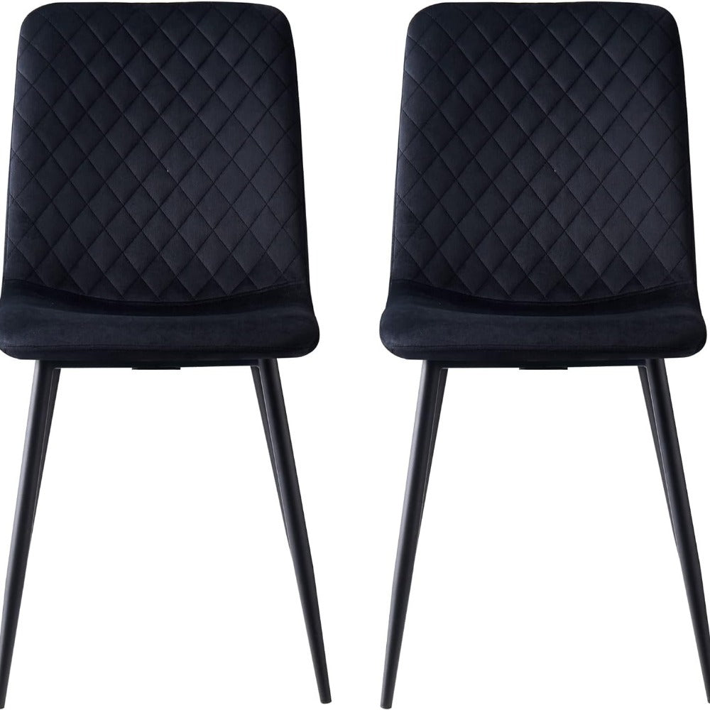 velvet dining chairs set - colour or design option 15