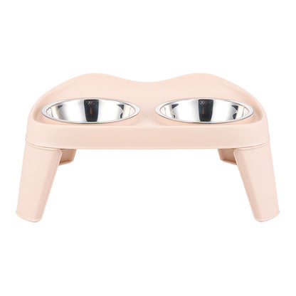 Dog Bowls with Stand, Adjustable Raised Dog Bowl for Large Dogs, Dog Feeding Station with 2 Stainless Steel Dog Bowls, Non-Slip elevated dog bowls