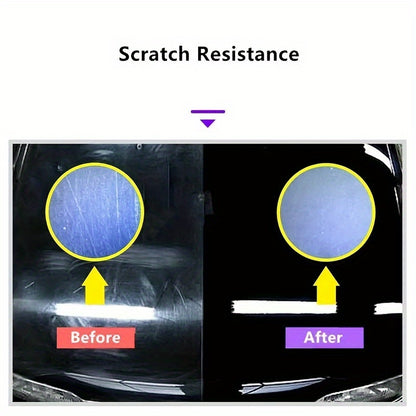 1 Bottle 500ml Car Nano Ceramic Coating Spray, High Gloss Polish Wax, No-Water Wash, Wax Repellent, Paint Protection, Polymer Sealant, Enhanced Shine & Texture Economy package