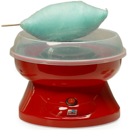 M4Y Premium Candy Floss Maker Cotton Candy Sweet Machine, Funfair Style Machine for Parties, Kids, Home, Includes Measuring Spoon and Candy Floss Sticks