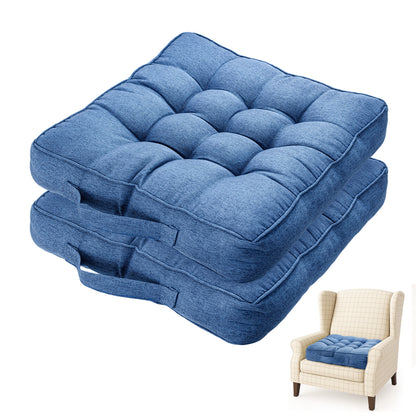 Chair Cushions Tufted Garden Kitchen Chair Cushion with Handle Strap Comfortable Chair Pads for Dining Room Kitchen