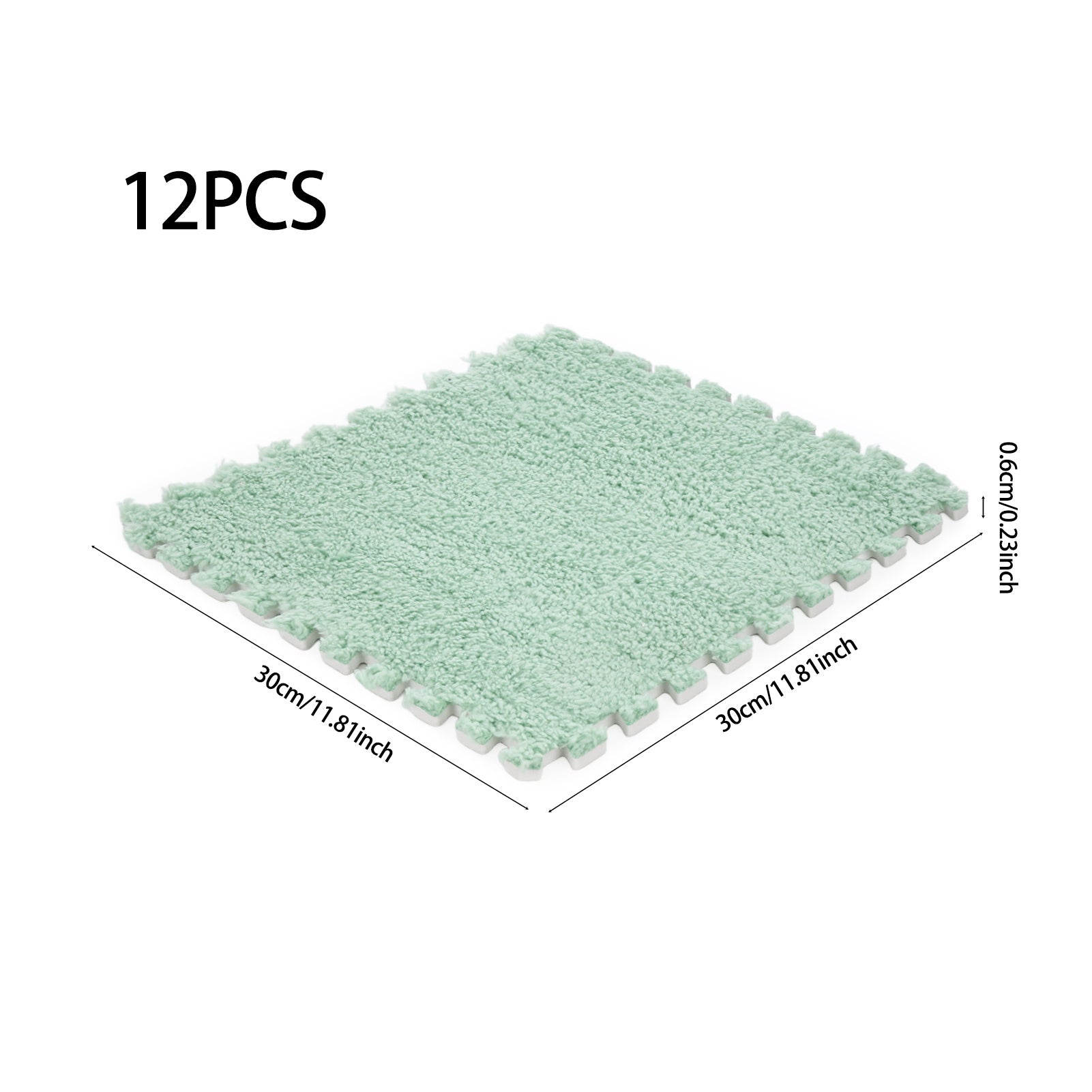 Plush Interlocking Carpet Tiles – 30cm EVA Foam Multipacks
