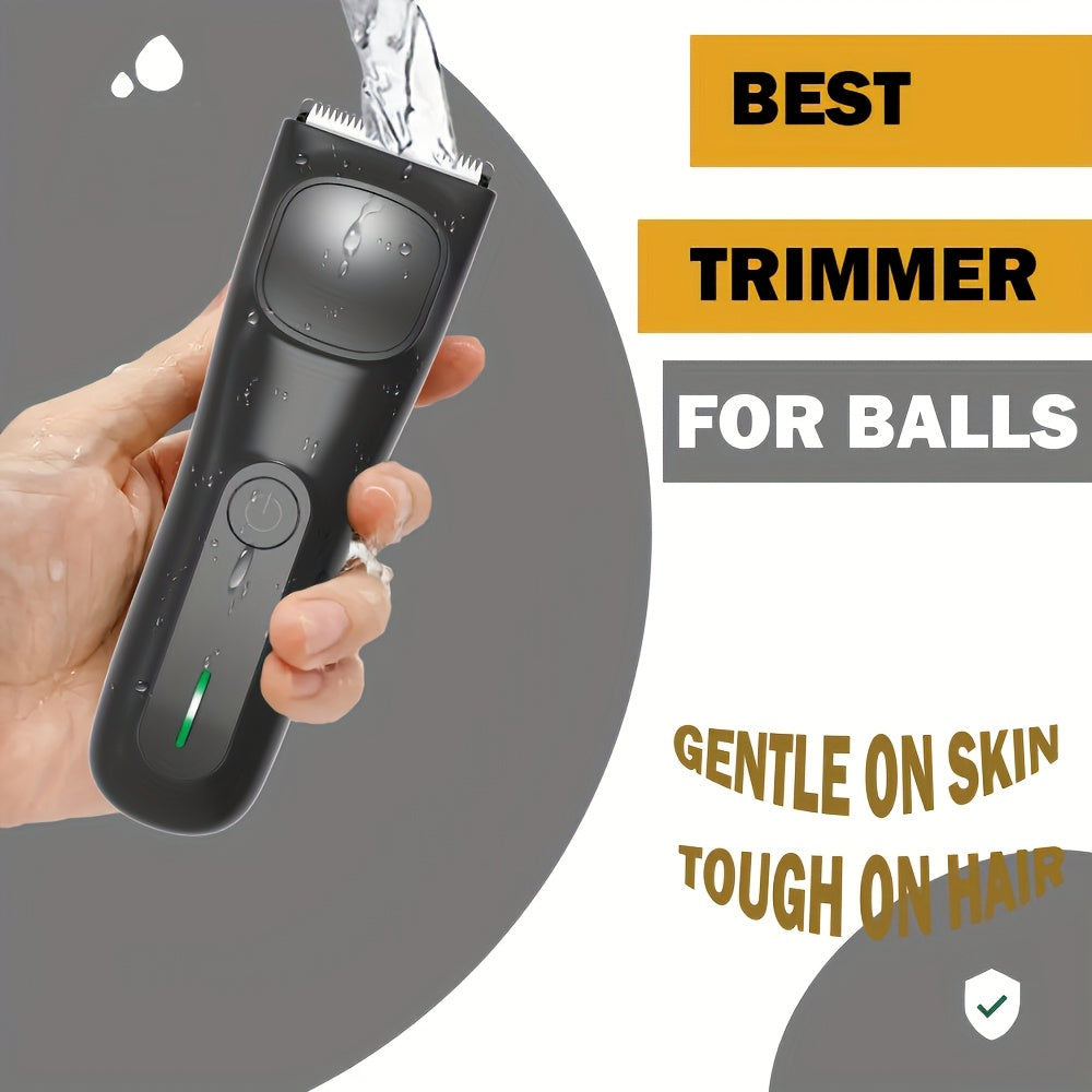 Rechargeable Ceramic-Blade Body Trimmer – Black