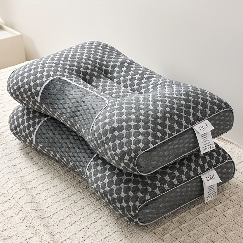 2 PCS Soft Neck Pillows Ergonomic, Detachable High-quality Pillow Core For Comfortable Sleep, Promotes Deep Sleep, Neck Pillow Suitable For Sleeping, Travel, Office Use