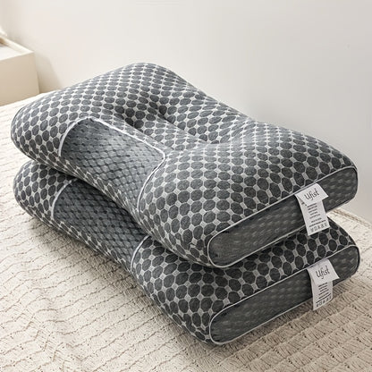 2 PCS Soft Neck Pillows Ergonomic, Detachable High-quality Pillow Core For Comfortable Sleep, Promotes Deep Sleep, Neck Pillow Suitable For Sleeping, Travel, Office Use