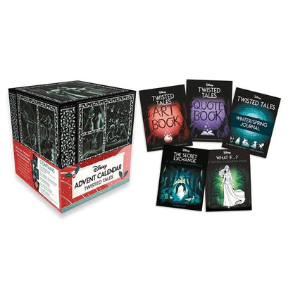 Disney Twisted Tales Advent Calendar Box Set: Fantasy Books for Kids - Holiday Gift with Magic, Adventure, Fun & Surprises for Children