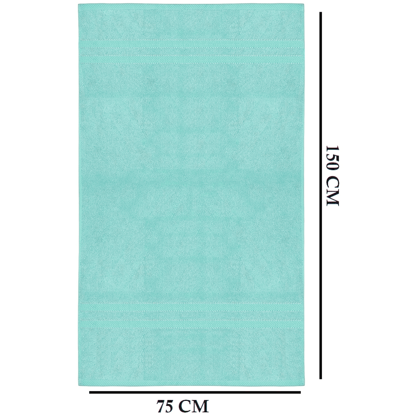 4 X Large Jumbo Bath Towels 100% Egyptian Cotton -75 x 150 cm- Soft Quick Dry Hotel Spa Big Bathroom Towels Set