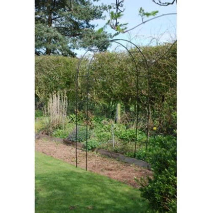 Garden Arch For Climbing Plants & Roses | Made From A Durable Steel Frame | Bottom Is Buried Into The Ground For Stability | Self Assembly