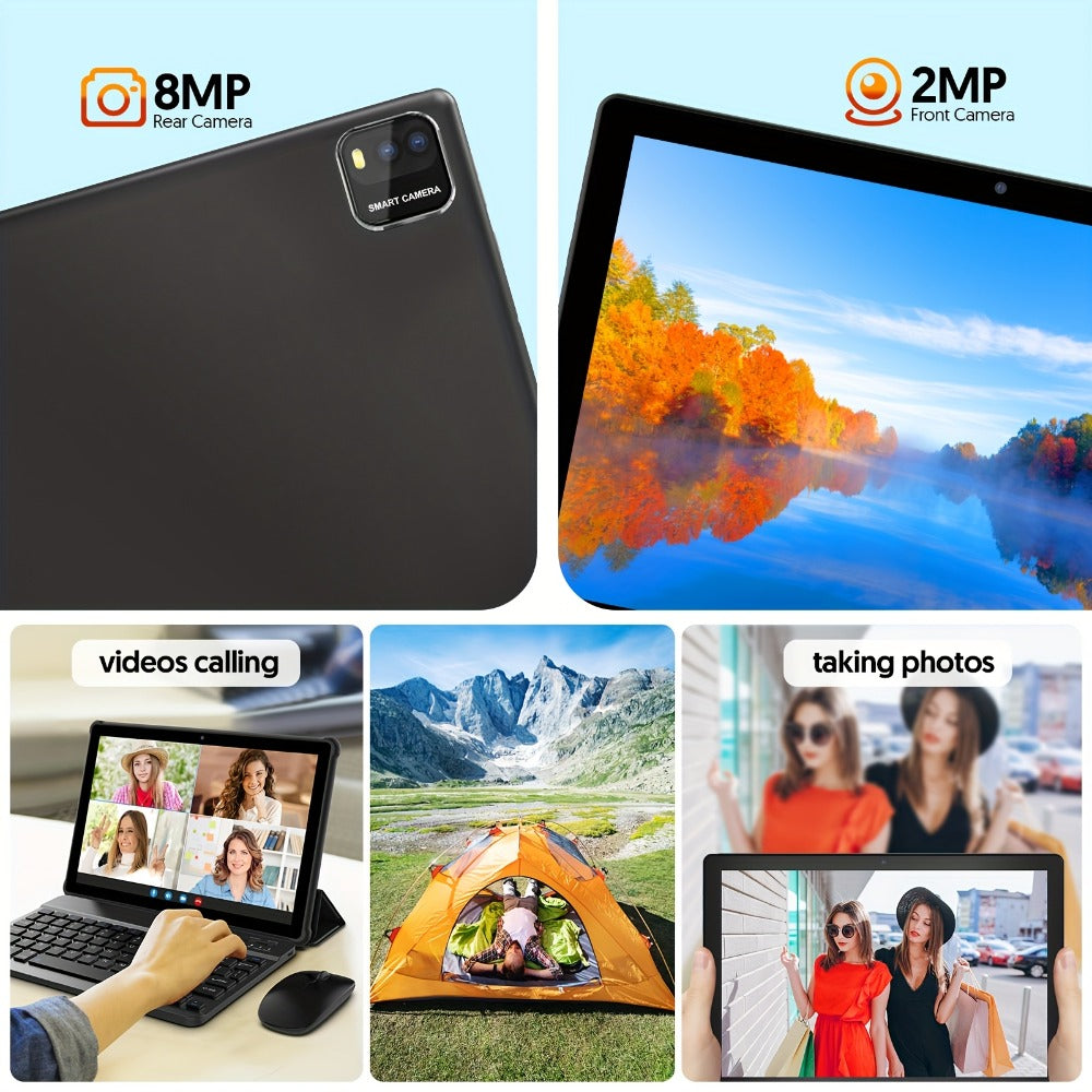 10.1-inch black tablet - alternate angle 10