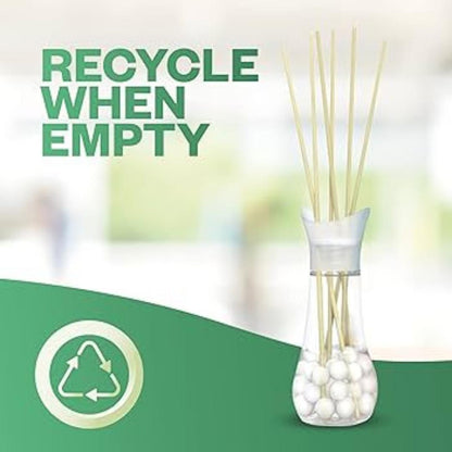 Air Wick Fresh Spring Oasis Reed Diffuser Pack of 5 x 25ml Long Lasting Fragrance Up to 20 Weeks continuous freshness