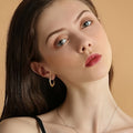 Earring Sterling Silver Spinning Ball Earrings Women with Metal