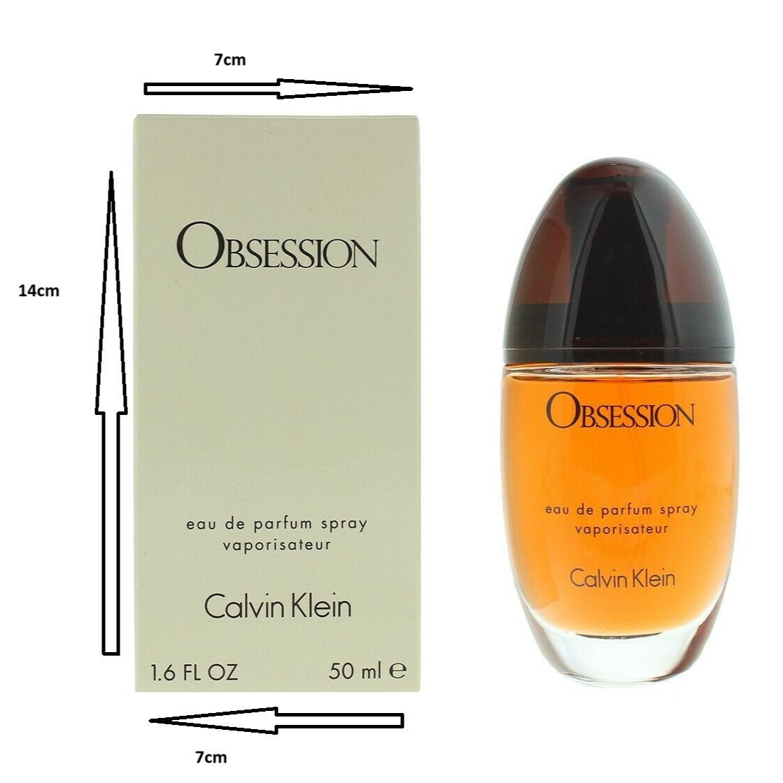 Eau de Parfum CK Obsession by Calvin Klein Women's with 50ml - product gallery image 2