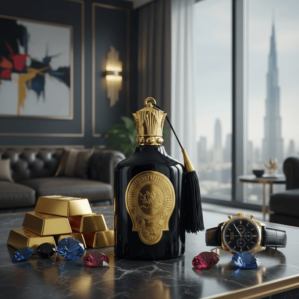 Eau de Parfum Layali Aswad Arabian OUD EDP Men's with 100ml - product gallery image 6