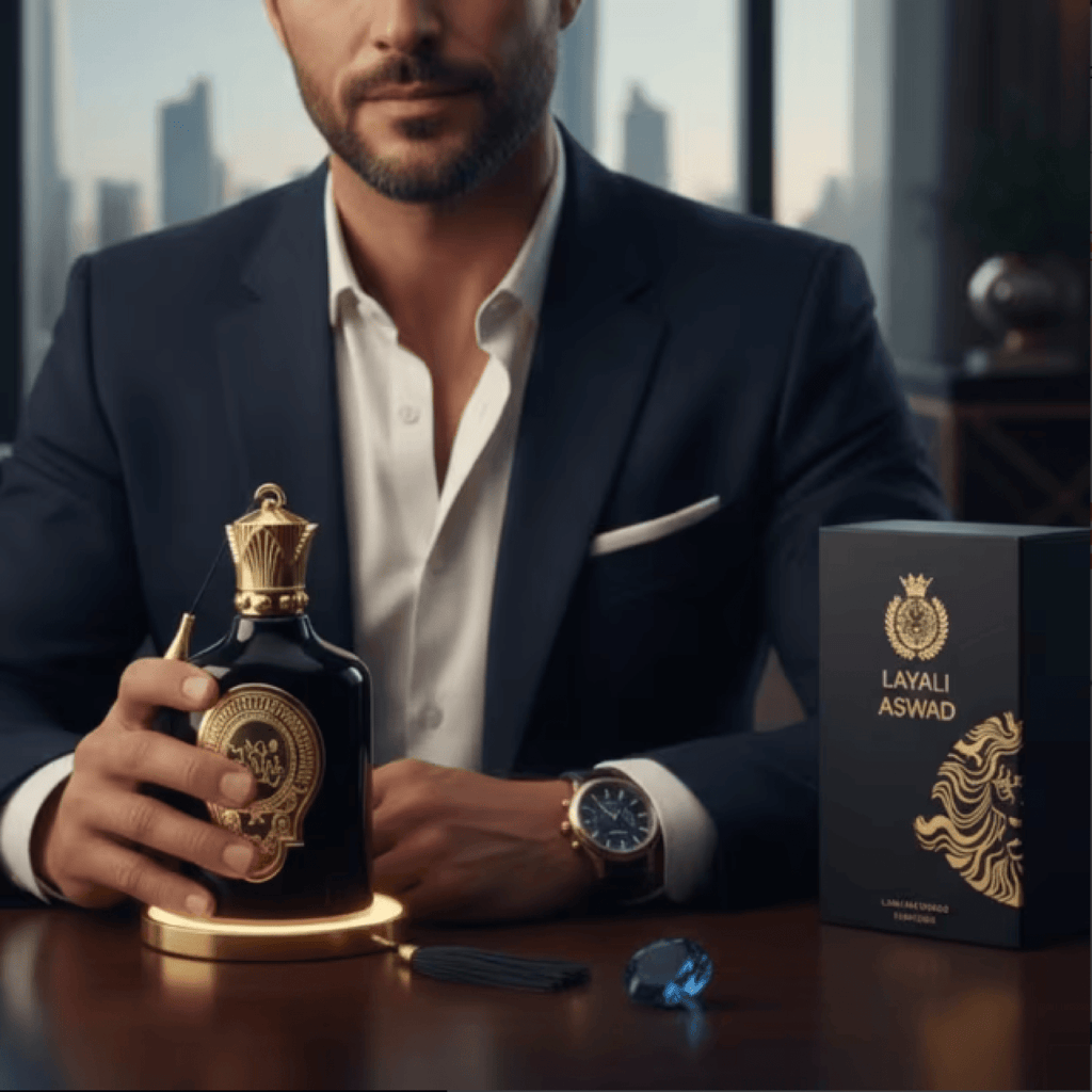 Eau de Parfum Layali Aswad Arabian OUD EDP Men's with 100ml