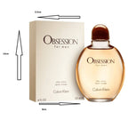 Eau de Toilette Calvin Klein Obsession Men Aftershave EDT with 125ml - product gallery image 2