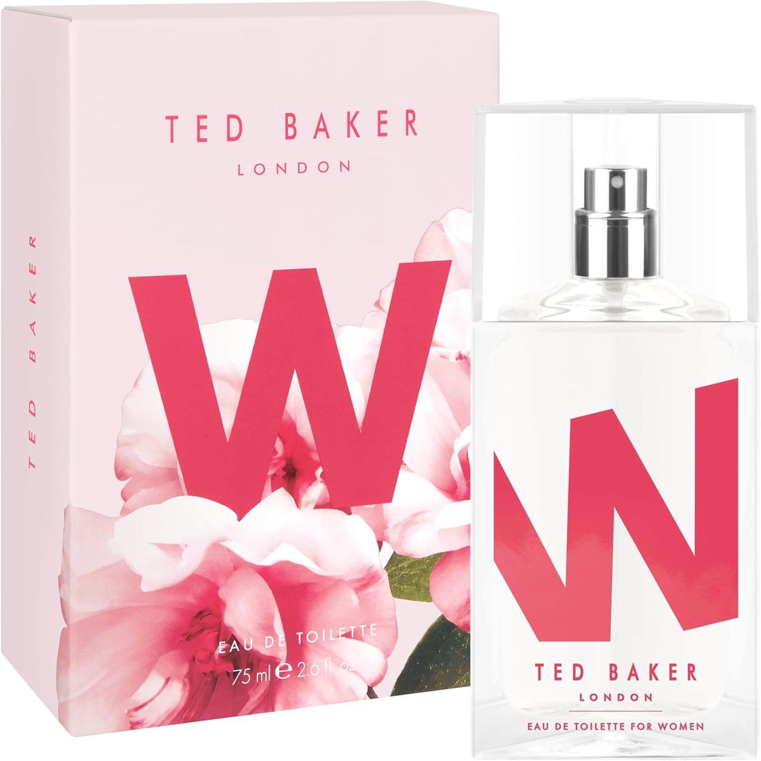 Eau de Toilette Ted Baker Women Floral Fruity Fragrance with 75ml, Glass