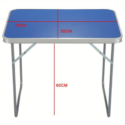 Camping Table Folding Picnic Table Adjustable Height Multipurpose Party Dining small camping Table Lightweight with Carry Handle for Catering Buffet and Garden