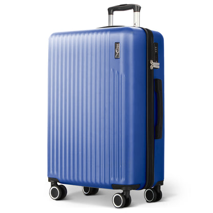 LUGG 76.5 x 50.5 x 30cm Vacay Suitcase ABS Luggage with TSA Indent Lock, Aluminium Trolley Handle, 360° Spinner Wheels, Water-Resistant & Durable Material - Airline Compatible (28inch)