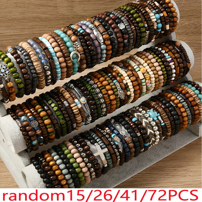 Random 15/26/41/72pcs Bead Gift Combination, Random Pattern And Color in Picture, Christmas Gift, Halloween Gift, New Year Gift