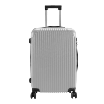 20" Suitcase Lightweight 4 Wheel Spinner Hard Shell ABS Luggage Hold Check in Travel Case Cabin Suitcase Carry On Suitcase, Hard Shell Suitcase with 4 Wheels Cabin Luggage Blue B