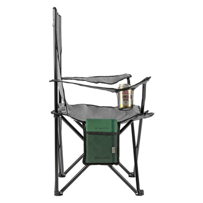 Taylor & Brown Set of 2 Lightweight Folding Camp Chair - Portable Chairs with Cup Holder, Side Pocket and Bag Perfect for Camping, Festivals, Garden, Fishing, Beach and BBQs, Camping Chair