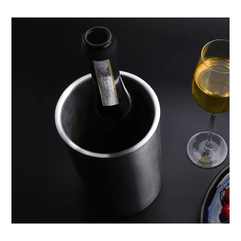 Double-Wall Ice Bucket - 1.6-Litre Brushed Steel