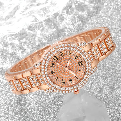 [Elegant Stylish Watch] 3pcs Elegant Stylish Women's Quartz Watch Set - Daily Wear, Parties, Valentine's Day, Easter, Christmas, New Year's, Halloween, Gift for Friends and Family