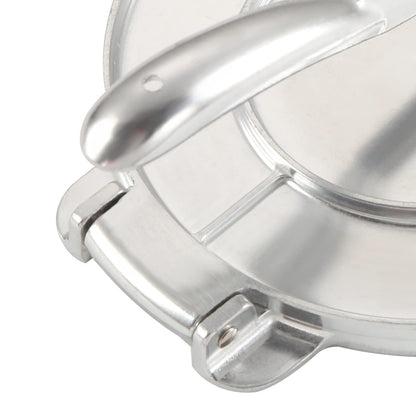 8" Aluminum Tortilla Press Ideal for Flour Tortillas & Pie Crusts Perfect for Home Kitchen Black