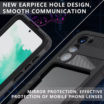 Waterproof Case For Samsung Galaxy S23, S23 Plus, S23 Ultra 5G 360° Full Body Protection Dustproof Shockproof Built-in Screen Protector Phone Case