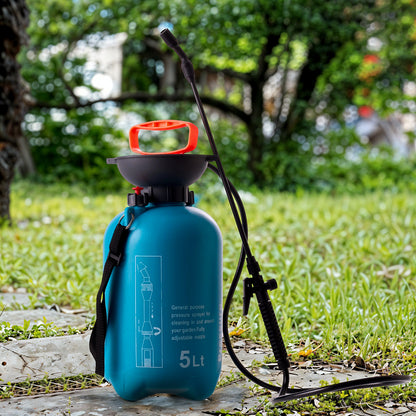 5/8L Garden watering air backpack portable lawn irrigation pressure sprayer available in green, red or blue